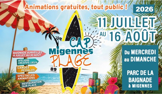 Cap Migennes Plage 2026